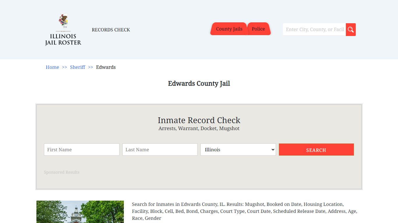 Edwards County Jail - Jail Roster Search